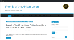 Desktop Screenshot of friendsoftheafricanunion.com